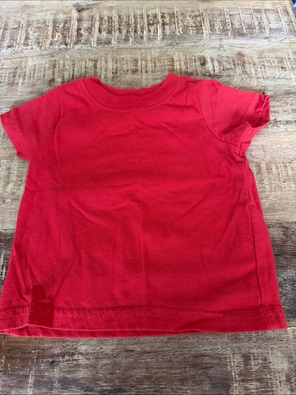 Carter's Bright Red Short Sleeve Tee
